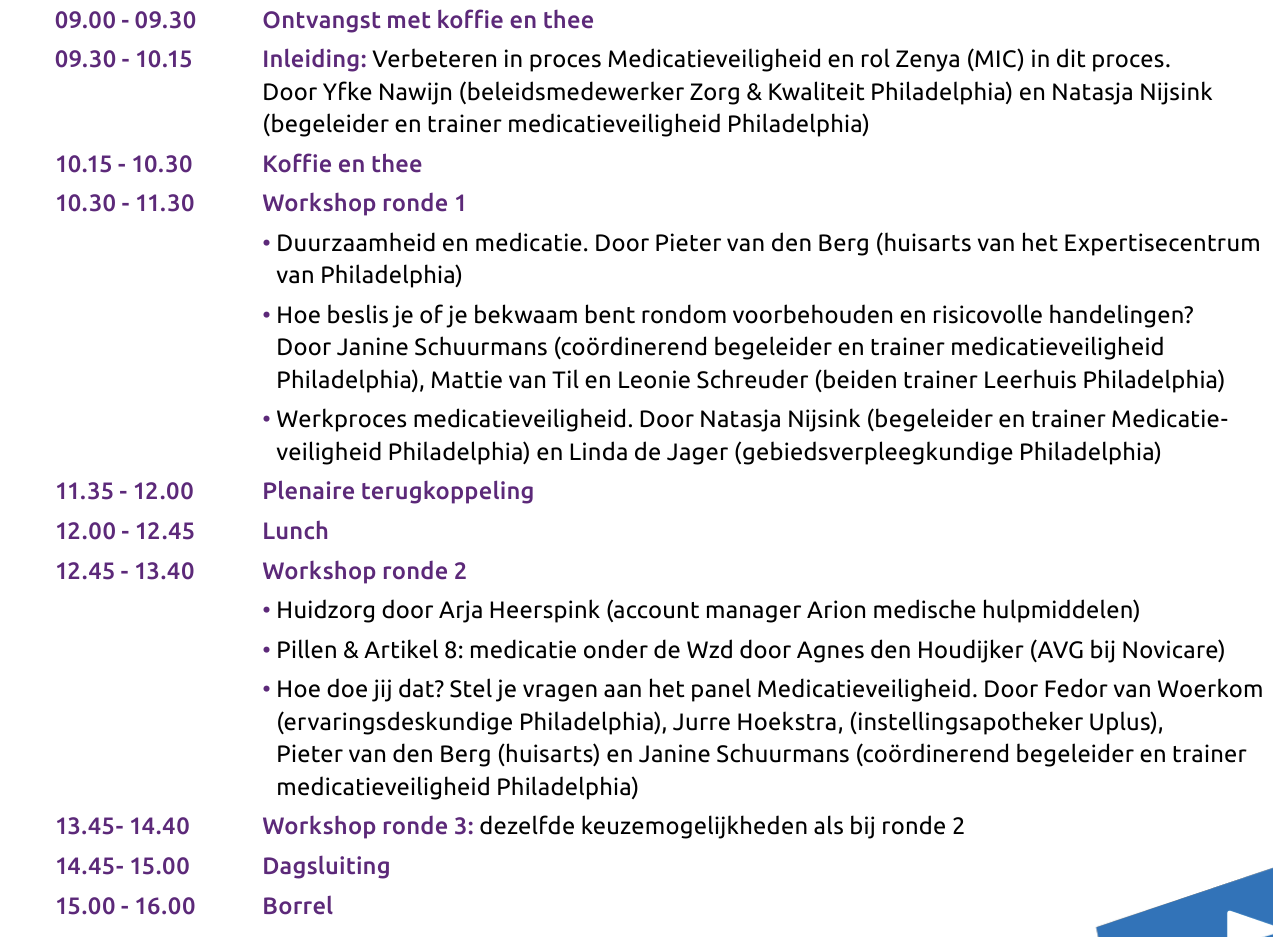 Het programma